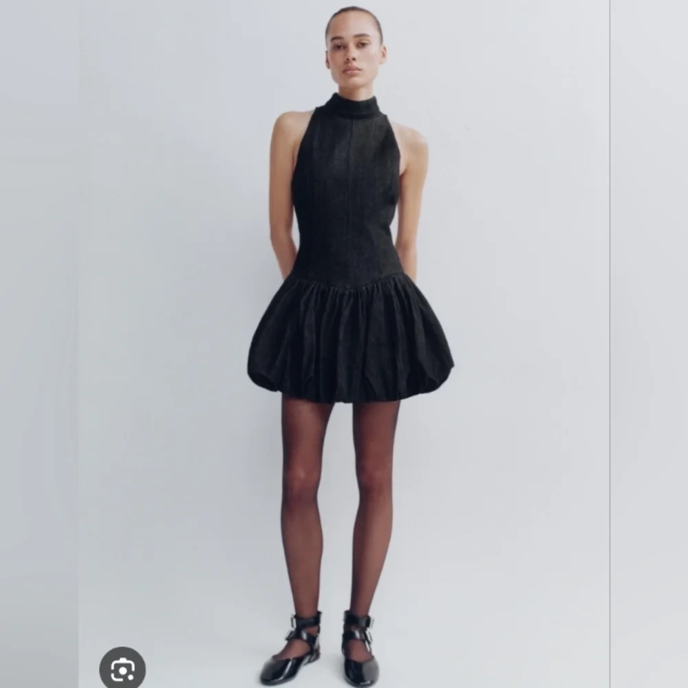 Zara | Dresses | Zara Trf Balloon Denim Dress | Poshmark Zara | Dresses | Zara Trf Balloon Denim Dress | Poshmark